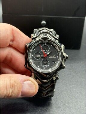 Oakley GMT Stealth Black Stainless/Stealth Black Dial Watch